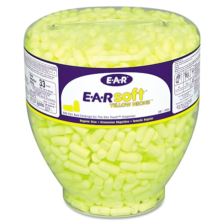 3M Disposable Foam Refill Bottle, Bullet Shape, Yellow, 500 PK 7000002305